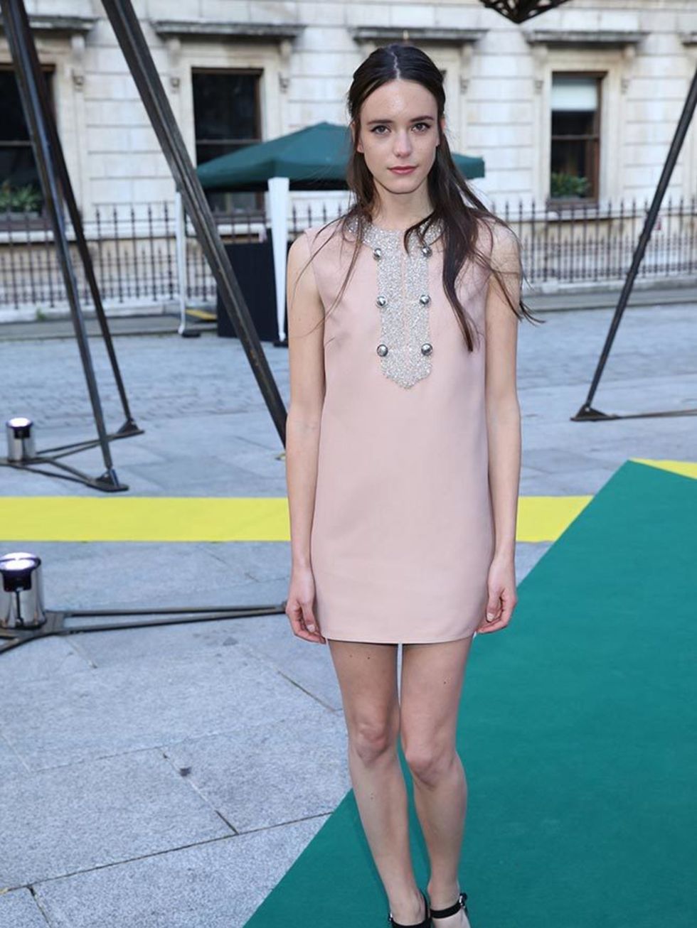 <p>Stacy Martin at the Royal Academy of Arts Summer Exhibition on June 3, 2015 </p>