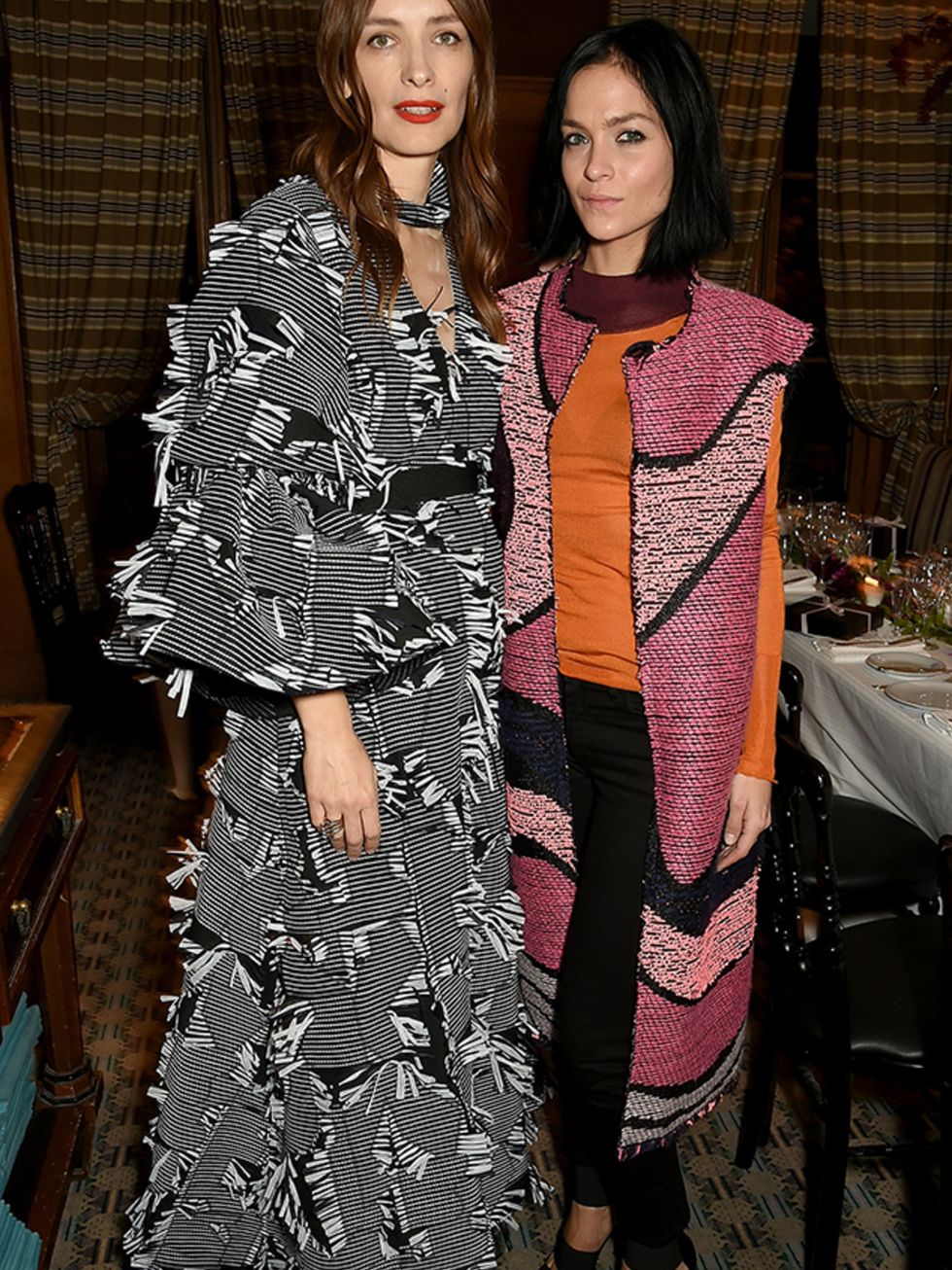 Roksanda Ilincic and Leigh Lezark attend the Roksanda 10 Year Anniversary Dinner, Paris.