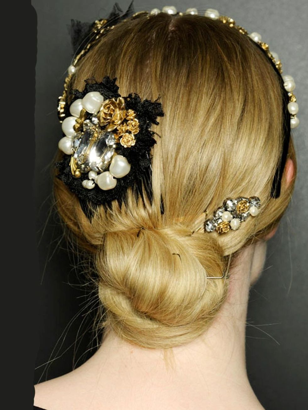 &lt;p&gt;&lt;strong&gt;ELLE&#039;s Verdict: &lt;/strong&gt;Bejewelled hair accessories are a great way to jazz up a plain bun. &lt;/p&gt;&lt;p&gt;&lt;strong&gt;How: &lt;/strong&gt;Layer up as many as you like...&lt;/p&gt;&lt;p&gt;&lt;strong&gt;Pair with: 