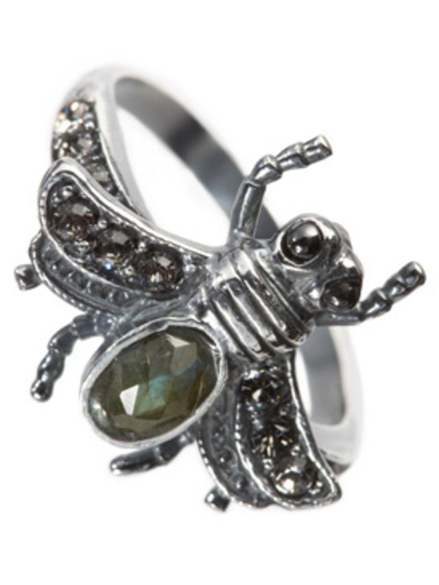 <p>  </p><p>Designed by Creative Director Tamara Salman, the new range has a decidedly gothic feel - right on trend for this season - featuring thorned roses, <a href="">Swarovski</a> crystal flies and enough over-sized rings, chunky chain necklaces and d