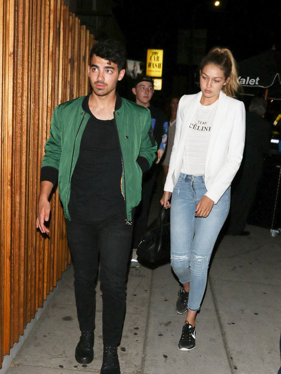 Joe Jonas and Gigi Hadid (aka GI.JOE) out and about in LA, August 2015.