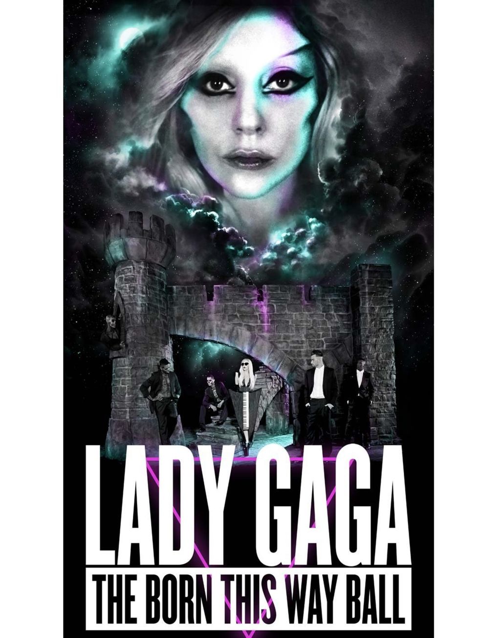 <p>Lady Gaga's official world tour poster.</p>