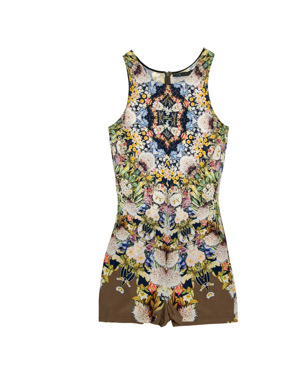 <p>Maxed-out and clashing is the only way to wear prints this season so ramp up your look with this power plant playsuit... <a href="http://www.zara.com/webapp/wcs/stores/servlet/product/uk/en/zara-S2012/189503/826619/PRINTED%2BPLAYSUIT">Zara</a> printed 