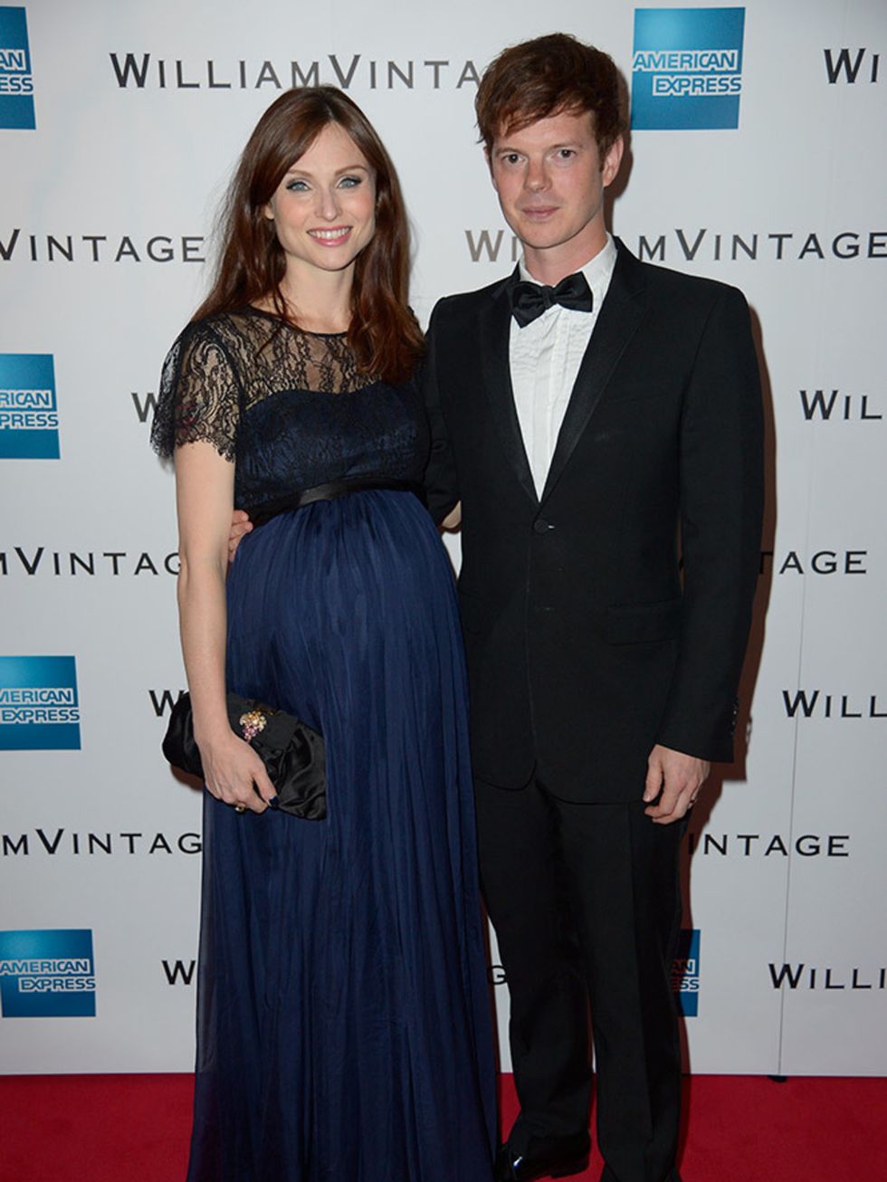 <p>Sophie Ellis Bextor and Richard Jones attends the WilliamVintage Dinner during London Fashion Week, September 2015.</p>