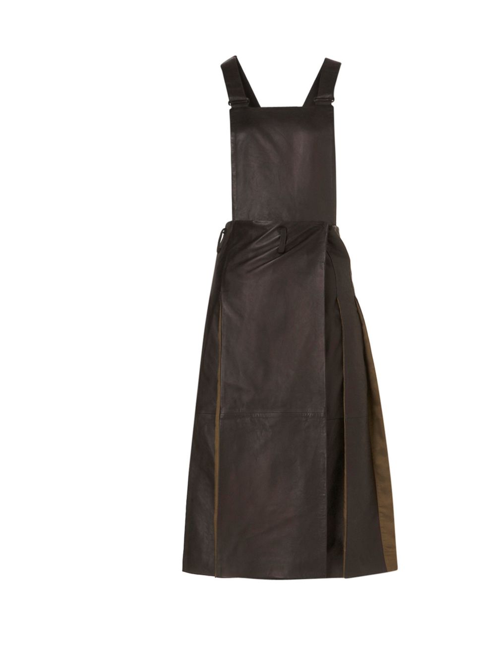 <p>Topshop Unique leather pinafore dress, £225</p><p><a href="http://shopping.elleuk.com/browse?fts=topshop+unique+leather+dress">BUY NOW</a></p>