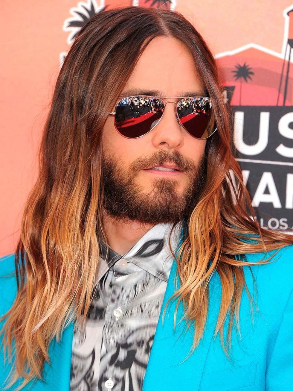 Jared Leto

Who doesn't want hair like Jared Leto's? The cool centre part, the ombre ends and that piecey texture. We need his hairstylist on speed dial, STAT.