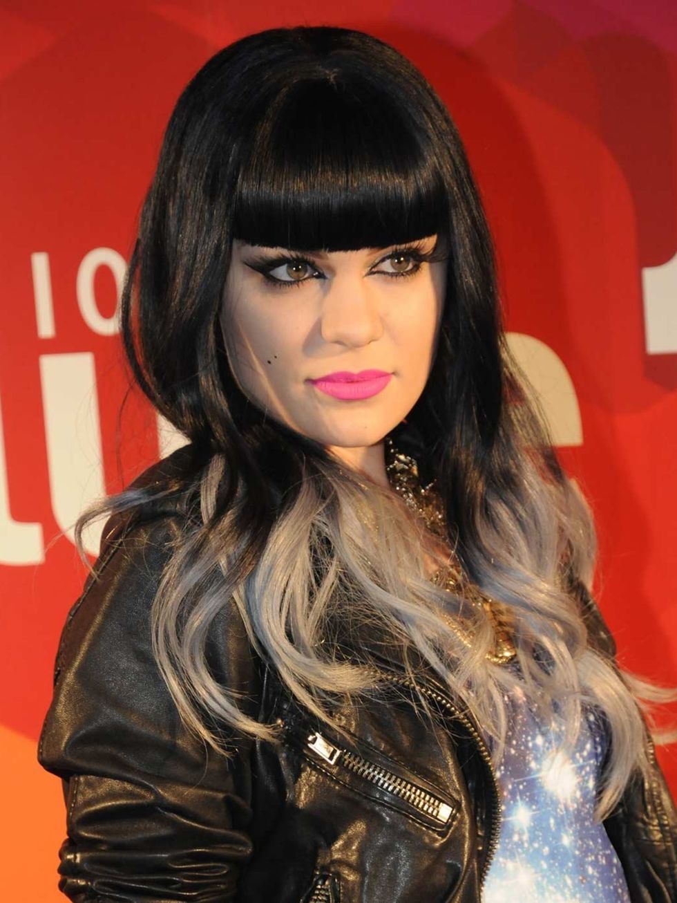 <p>Jessie experiments with grey hair extensions, summer 2010</p>