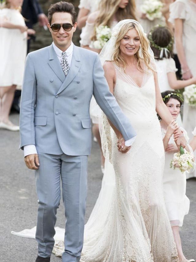 <p>Kate Moss and Jamie Hince at their wedding</p>