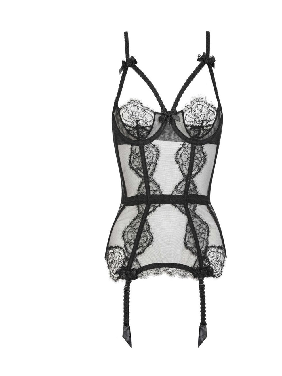 <p>Agent Provocateur 'Alina' basque, £325 at www.agentprovocateur.com</p><p><a href="http://www.agentprovocateur.com/lingerie/corsets-and-basques/info/alina-basque~black">BUY NOW</a></p>