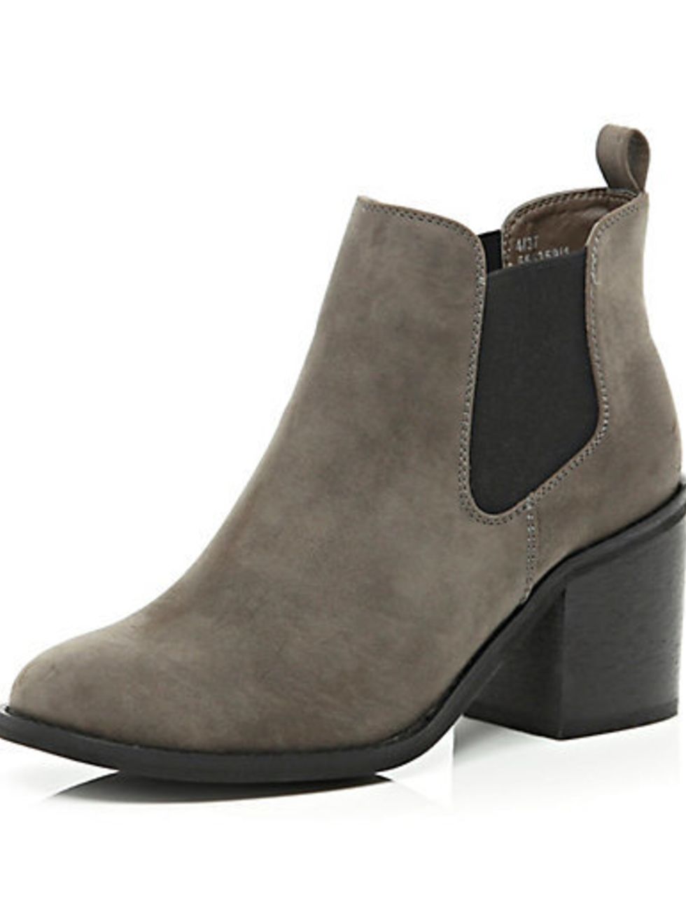 <p>Dark brown Chelsea boot, £38 at <a href="http://www.riverisland.com/women/shoes--boots/ankle-boots/Dark-brown-block-heel-Chelsea-boots-655359">River Island</a>.</p>
