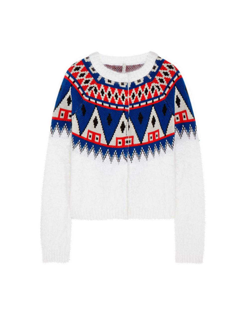 <p>Aimo Richly</p>

<p>Hand-loomed in Italy, Aimo Richly's intarsia knits will jazz up leather, denim and even the greyest winter days.</p>

<p>£470, by Aimo Richly from <a href="http://www.net-a-porter.com/product/477667/Finds/-aimo-richly-wool-and-angor