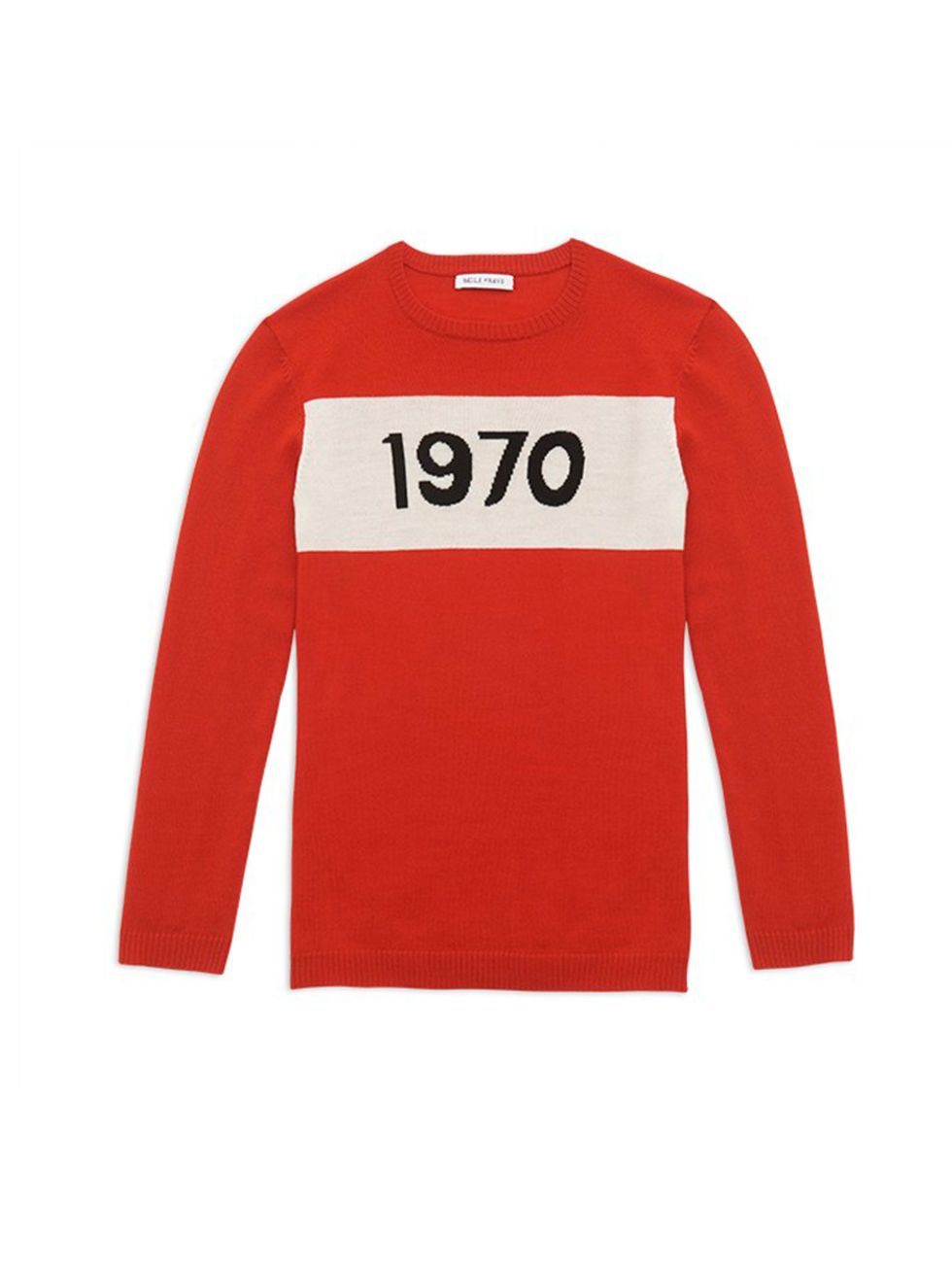 <p>Bella Freud</p>

<p>Great for fine knits with bold slogans, like this 1970 jumper. Just add denim and that's your weekend wardrobe sorted.</p>

<p>£270, by <a href="http://www.bellafreud.com/1970-jumper-red.html">Bella Freud</a></p>