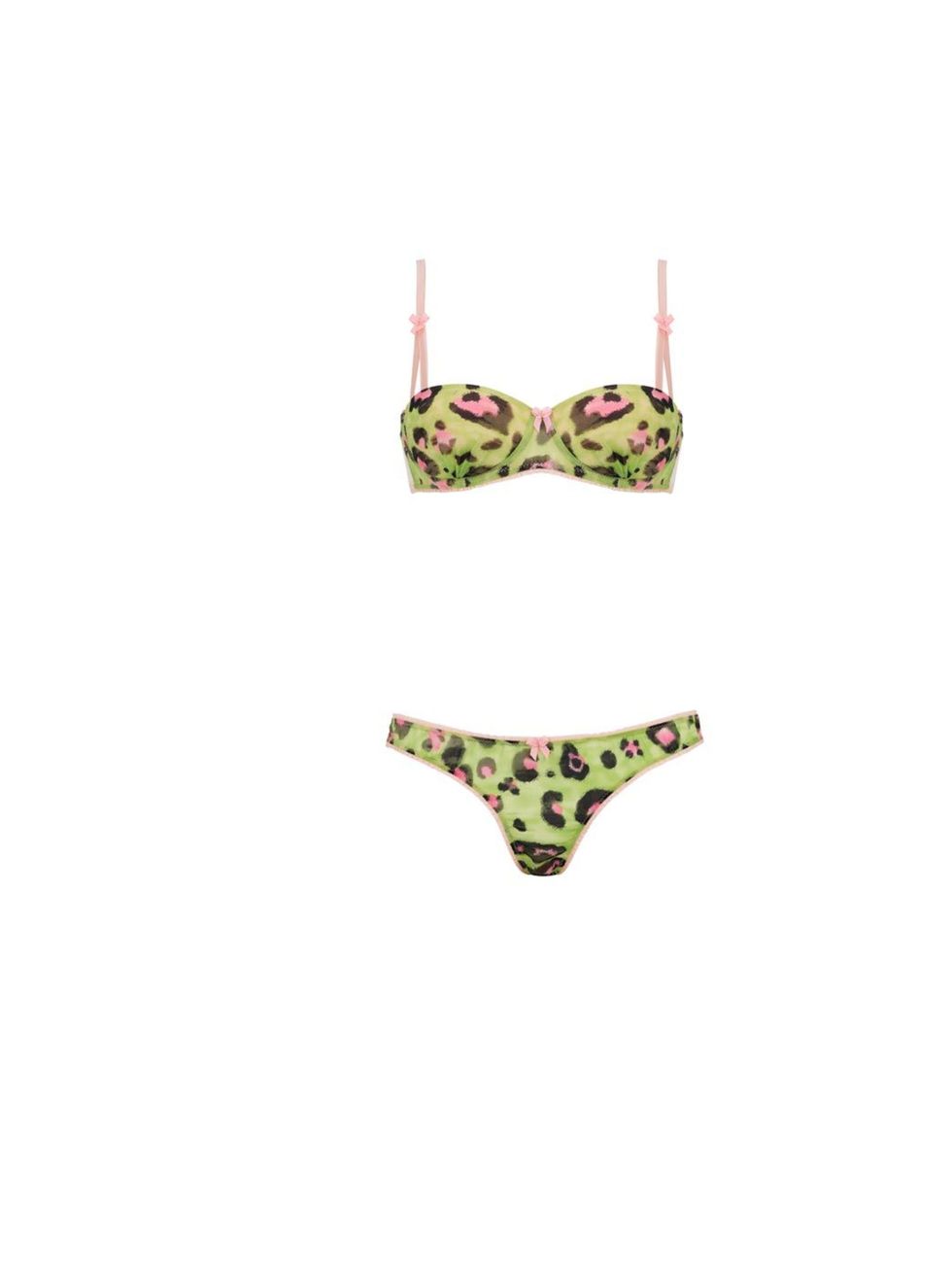 <p>Mimi Holliday bra, £49, and briefs, £35, at Fenwick, for stockists call 020 7629 916</p>