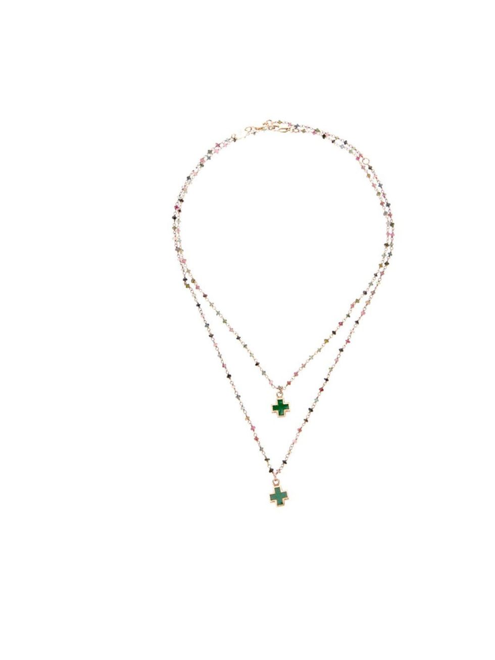 <p>Tess Van Ghert necklace, £135, at <a href="http://www.farfetch.com/shopping/women/tess-van-ghert-cross-pendant-necklace-item-10211321.aspx">Farfetch</a></p>