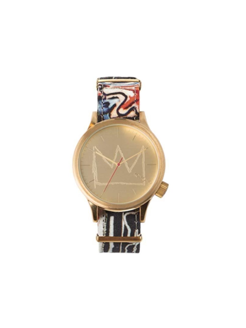 Jean Michel Basquiat's work packaged into a little piece of art that you can wear everyday. Komono watch, £70