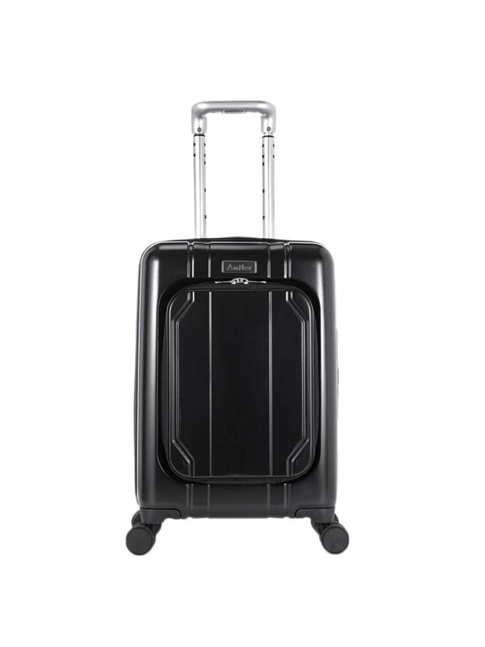 We've always wanted to be that light-packing traveller who swooshes past baggage collection, laughing as she goes; well, this is our year. It's all about the carry-on bag... Antler suitcase, £190