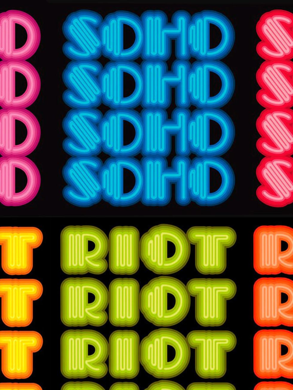 <p>ART: Ben Eine: Soho Riot</p>

<p>We&rsquo;ve made no secret that our love for Lights of Soho, London&rsquo;s leading light-art gallery, runs deep. But now, somehow, they&rsquo;ve managed to make us love it even more with this, what might just be its co