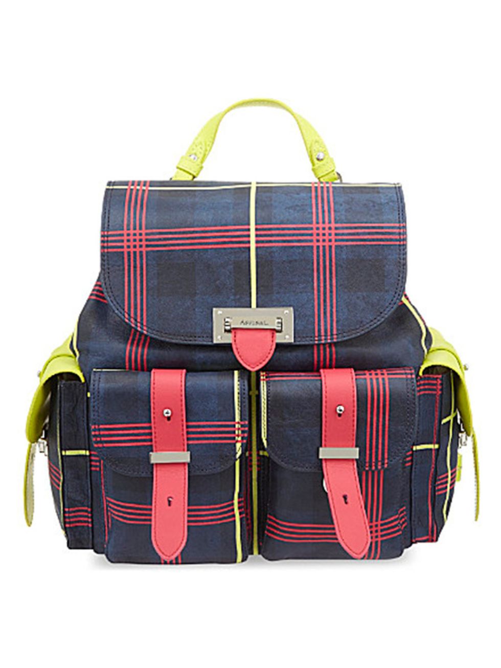 <p>Aspinal backpack, £695, exclusive to <a href="http://www.selfridges.com/GB/en/cat/aspinal-plaid-leather-backpack_133-3004426-042173516570000/?previewAttribute=Navy" target="_blank">Selfridges</a> </p>