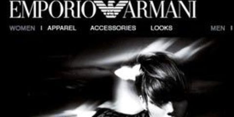 Emporio Armani open their first European e-store