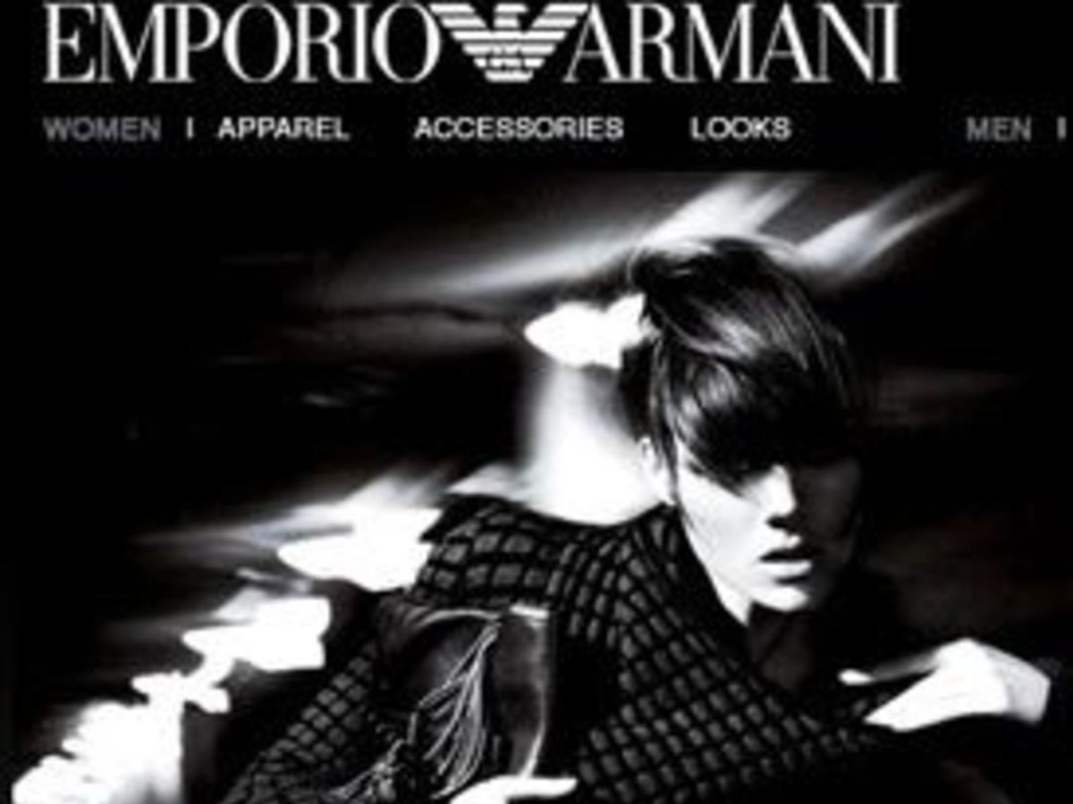 Emporio Armani open their first European e-store