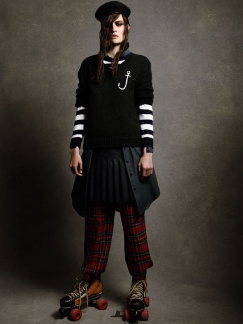 <p>A look from J W Anderson's first collection for Topshop</p>