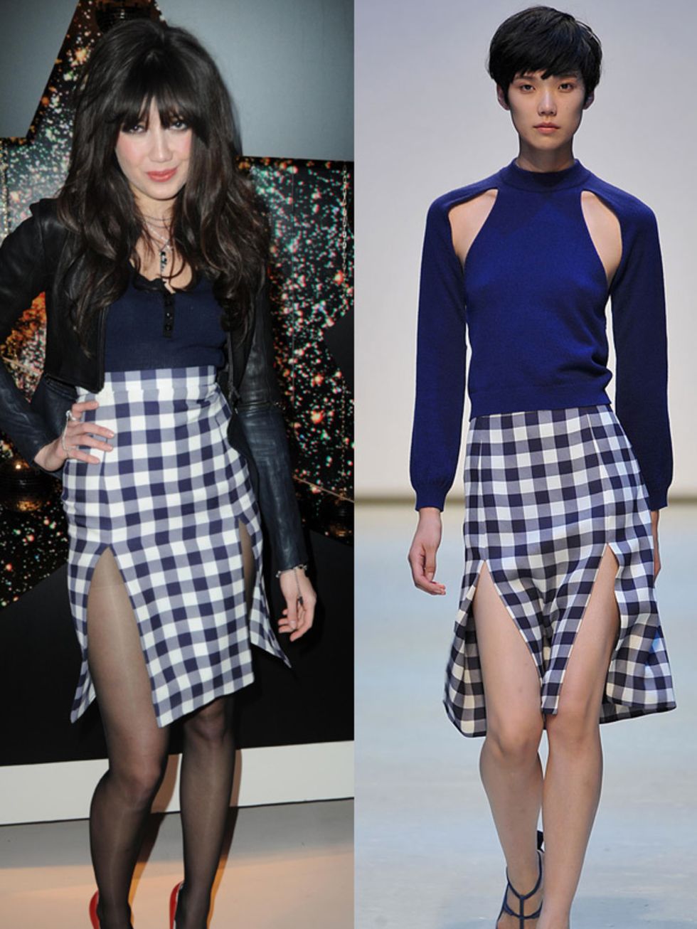 <p>Daisy Lowe in <a href="http://www.elleuk.com/catwalk/collections/christopher-kane/spring-summer-2010/collection">Christopher Kane</a> </p>