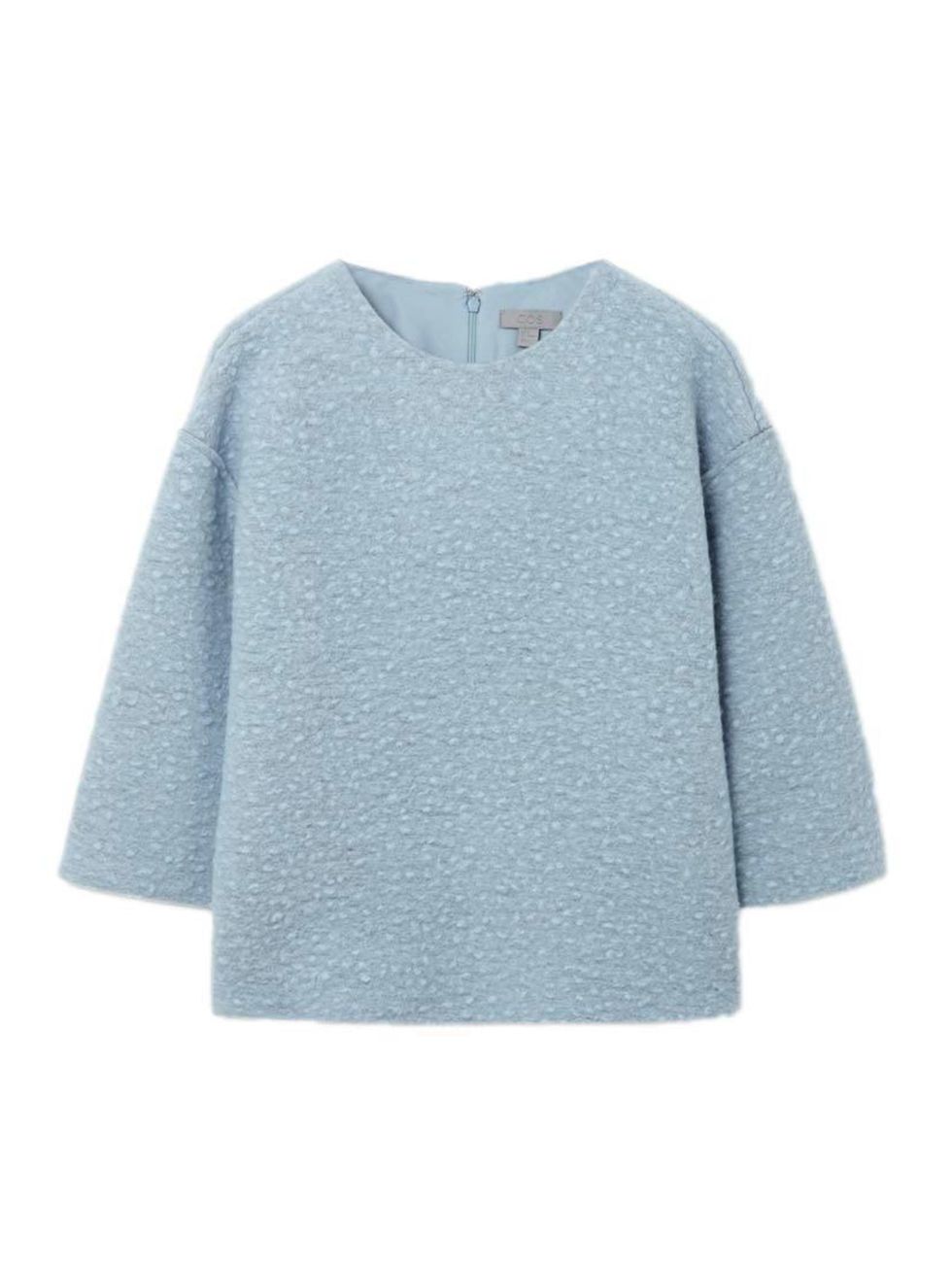<p>Editorial Assistant Gillian Brett will pair this with culottes and ankle boots.</p>

<p> </p>

<p><a href="http://www.cosstores.com/gb/Shop/Women/New/Raw-edge_wool_top/365246-17238523.1#c-24479" target="_blank">Cos</a> top, £79</p>