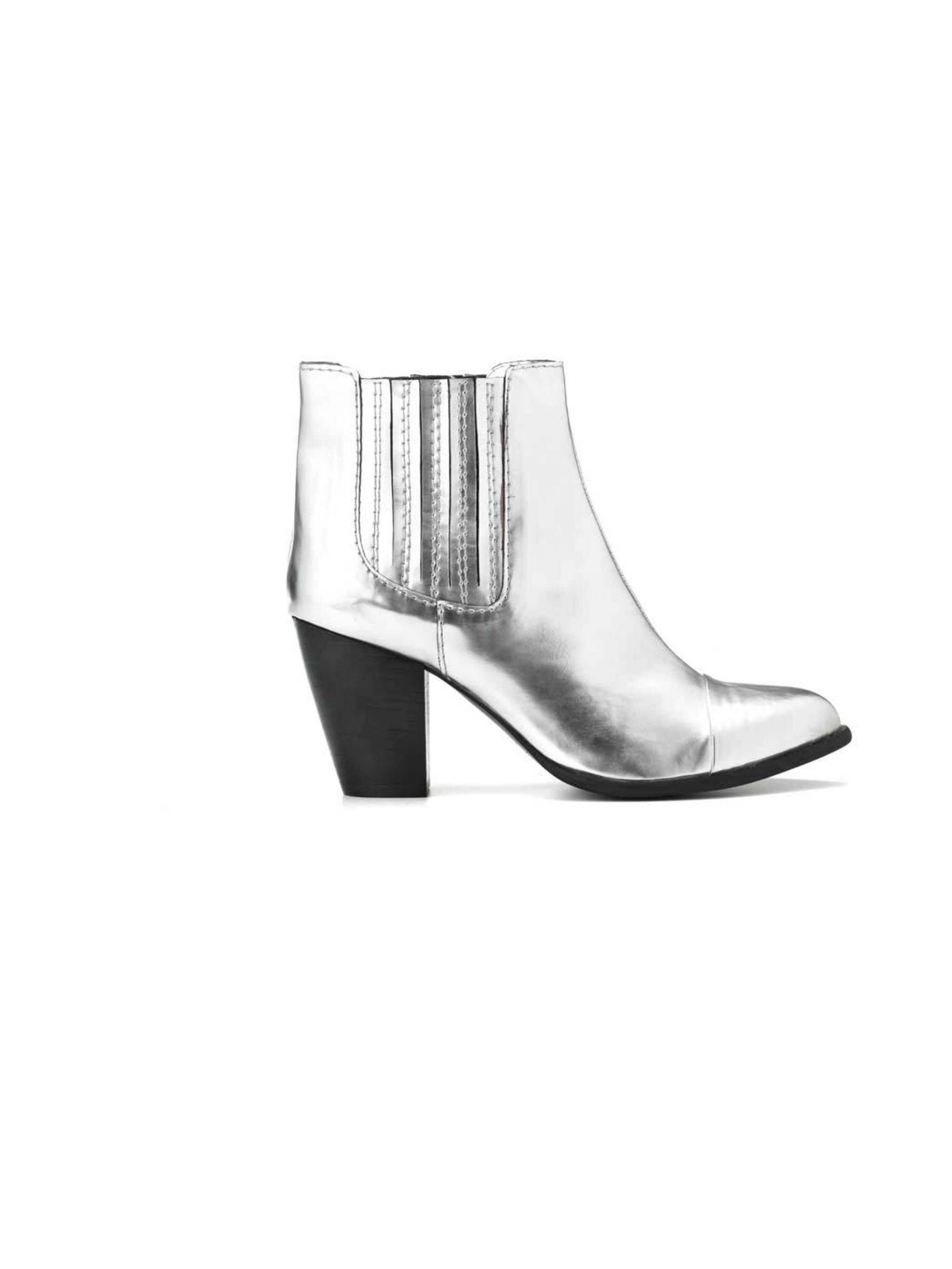 mango silver boots