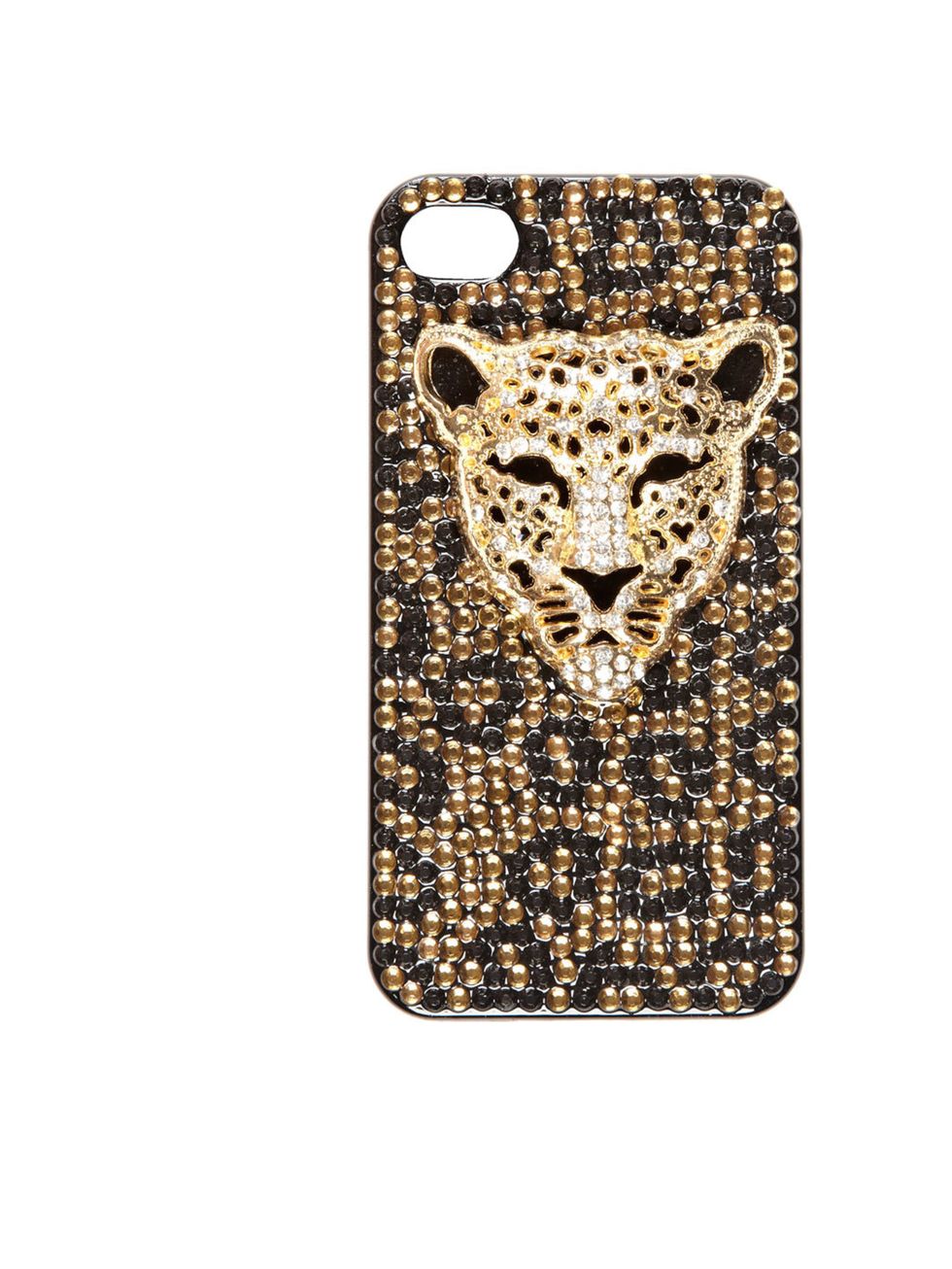 <p><a href="http://www.riverisland.com/women/gifts--cosmetics/technology/Tiger-diamante-iPhone-cover-626388">River Island</a> embellished iPhone cover, £15</p>