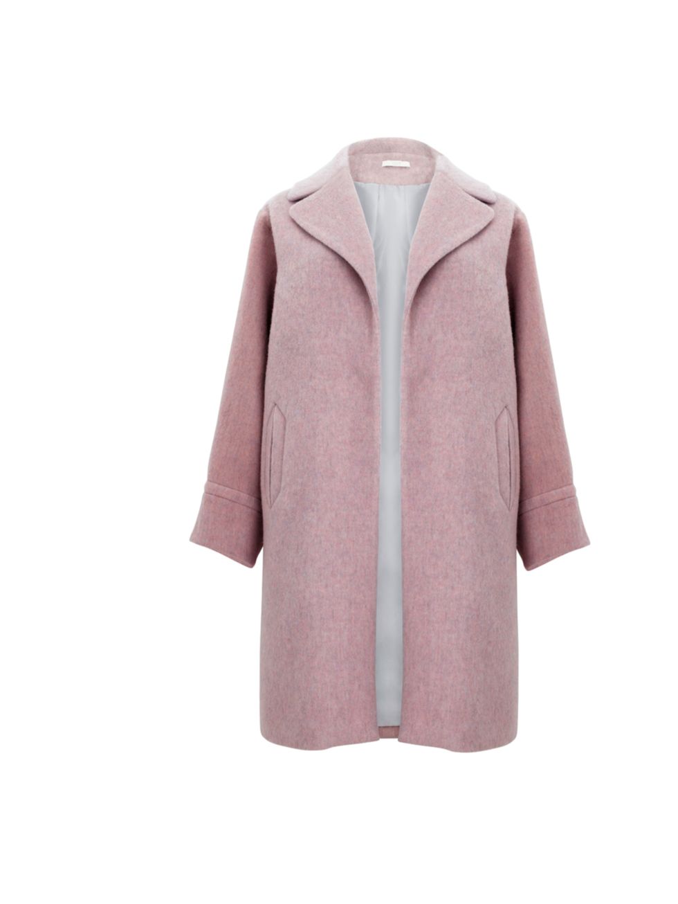 <p>Timeless, feminine and channelling Raf Simons breath-taking Jil Sander collection. And its from high street staple Marks &amp; Spencer Marks &amp; Spencer pink wool coat, £129, for stockists call 0845 302 1234</p>