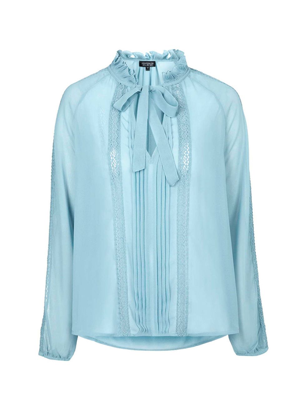 <p><a href="http://www.topshop.com/en/tsuk/product/new-in-this-week-2169932/new-in-this-week-493/semi-sheer-lace-insert-blouse-4632866?bi=0&ps=20" target="_blank">Topshop</a> shirt, £40</p>
