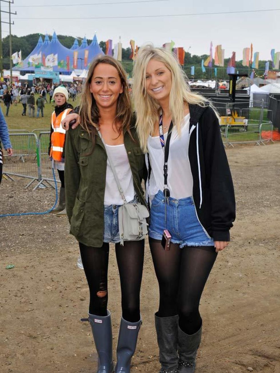 <p>Louise Simpkins, 21, Student. Topshop shorts, American Apparel top, Whistles bag, Gap jacket and Olivia - Newman Young, 20, Make up artist. Vintage shorts, American Apparel hoodie, top from Bali, Topshop boots. </p>