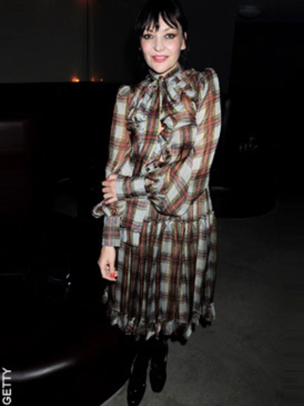 <p>Pearl Lowe in D&amp;G</p>