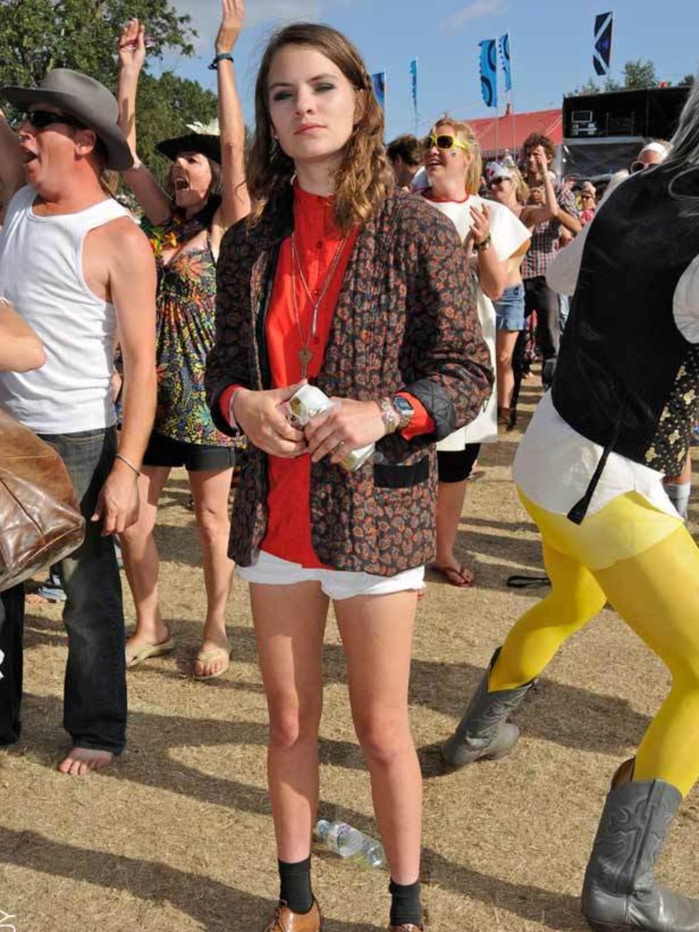 <p>Coco Sumner, 20, Musician. Jacket, shirt and shorts all vintage, shoes by Church's. </p>