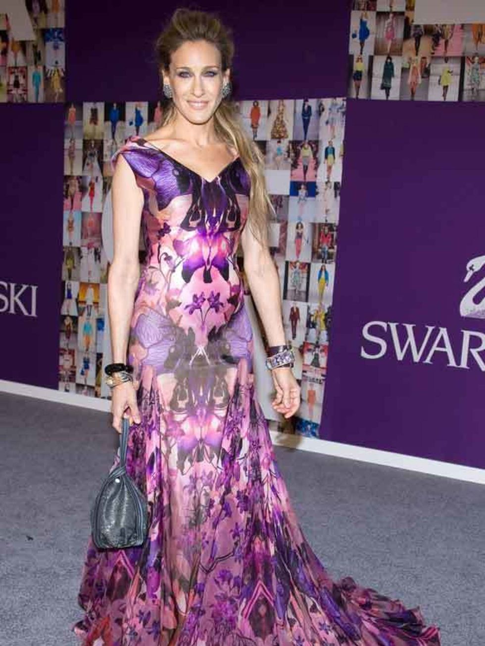 <p><a href="http://www.elleuk.com/starstyle/style-files/%28section%29/Sarah-Jessica-Parker">Sarah Jessica Parker</a> at the <a href="http://www.elleuk.com/starstyle/red-carpet/%28section%29/the-cfda-awards-2010">CFDA Awards</a>, 2010</p>