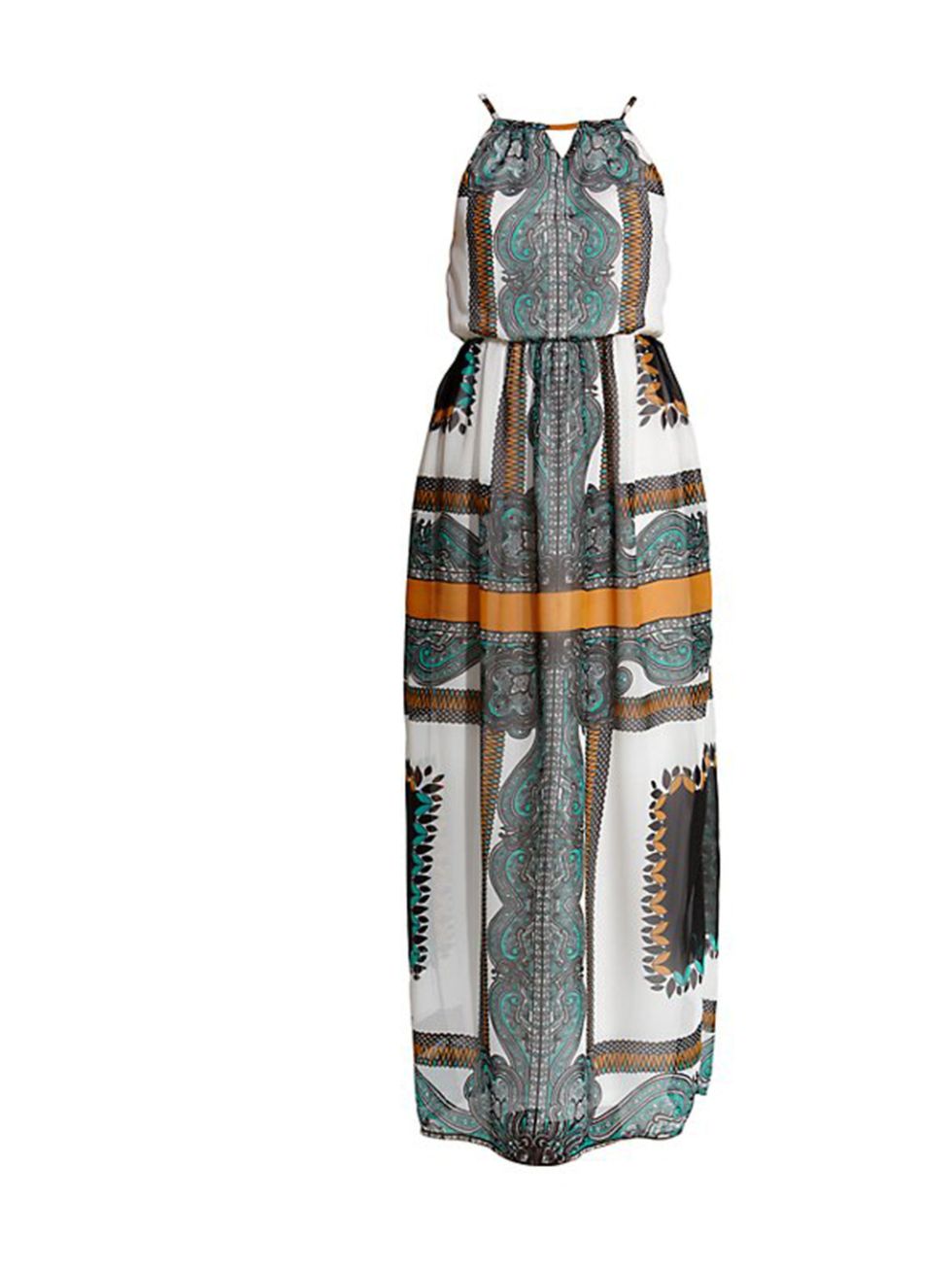 <p><a href="http://shopping.elleuk.com/browse?fts=new+look+scarf+print+maxi+dress">New Look</a> printed maxi dress, £30</p>