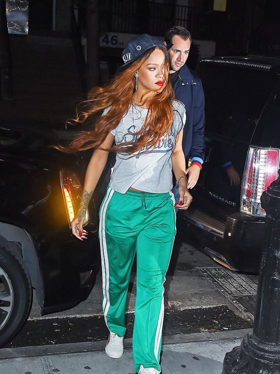 Rihanna out and about in New York, July 2015.