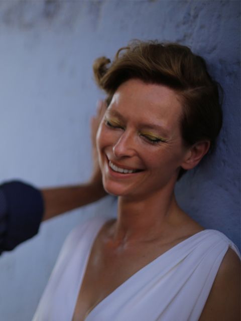 <p>Tilda Swinton plays Marianne Lane, a Bowie-esque rock legend, who comes to Pantelleria with boyfriend, Paul (Schoenaerts), to recuperate from a throat operation .</p>