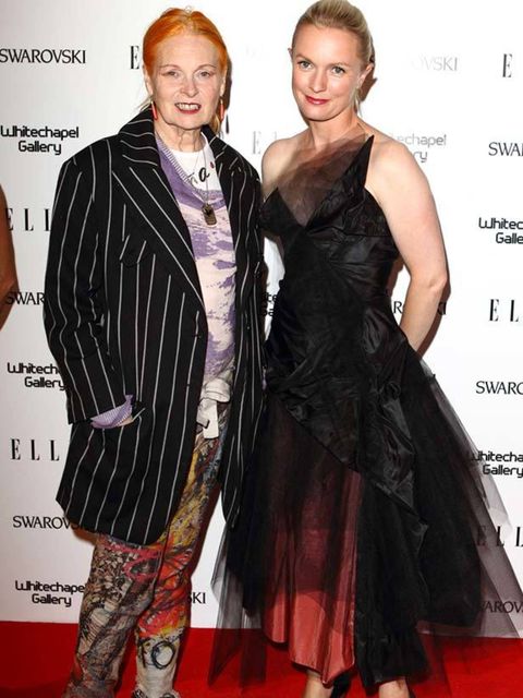 <p><a href="http://www.elleuk.com/news/Fashion-News/giles-bringing-sexy-back">Vivienne Westwood</a> and Lorraine Candy</p>