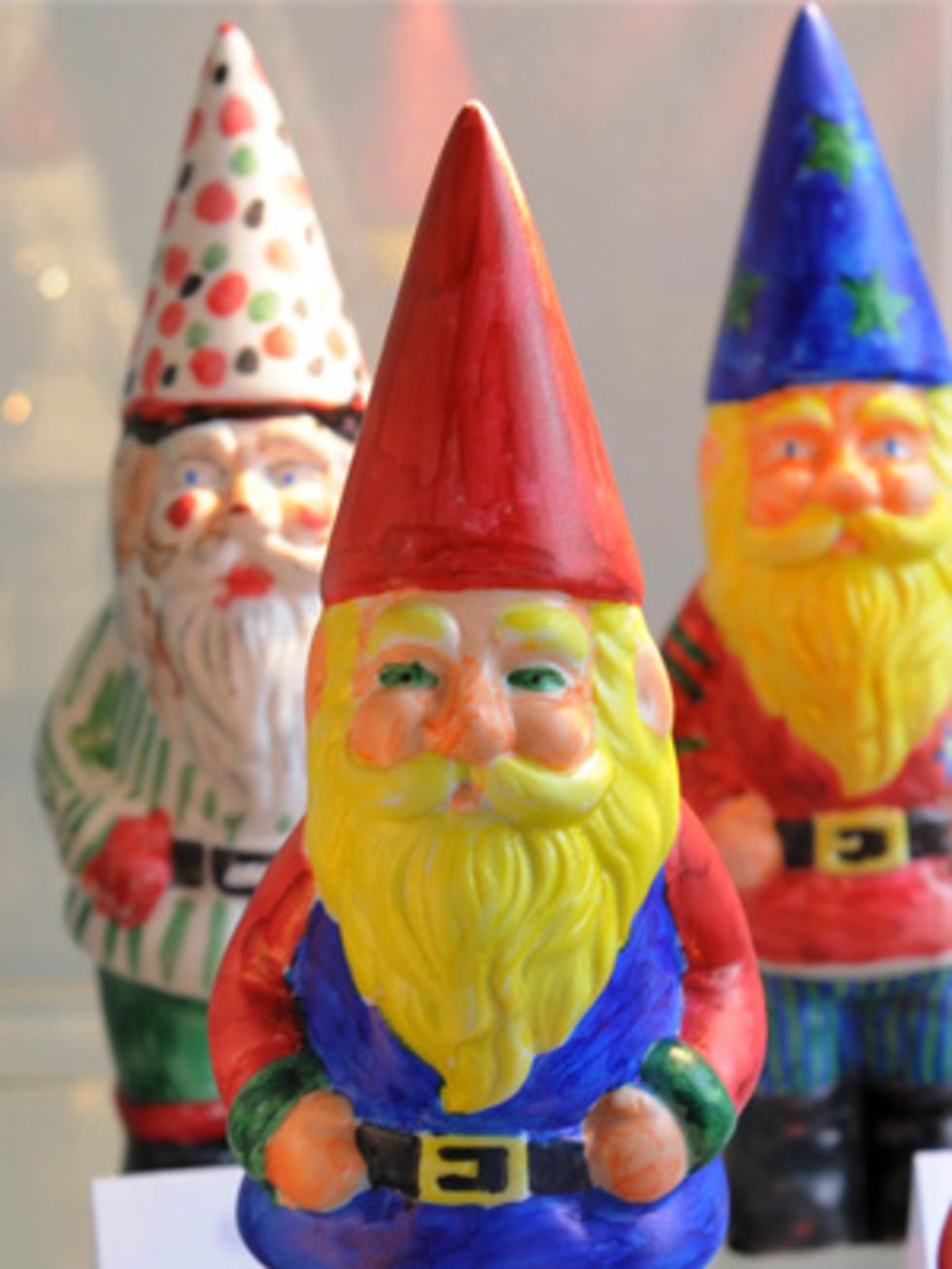 <p>Gnomes at the Chelsea Flower Show</p>