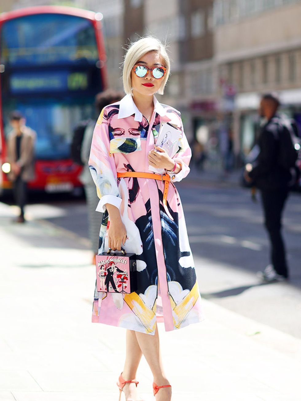 <p>Candi Li wears a dress from a boutique in China, Olympia Le tan bag.</p>