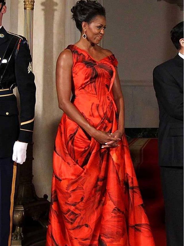 <p><a href="http://www.elleuk.com/starstyle/style-files/%28section%29/michelle-obama/%28offset%29/6/%28img%29/346010">Michelle Obama</a>'s sartorial choices are always closely watched, and, while she's always careful to champion American labels, we can't 