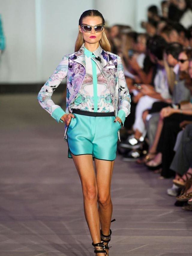 <p>How else do you modernise the pretty print? Right on cue an alternative directive was offered by Prabal Gurung's spring summer 2012 show.</p><p>Prabal took a cute floral, pixelated it, Rorschach ink-blotted it (you know, those paint patterns you used t