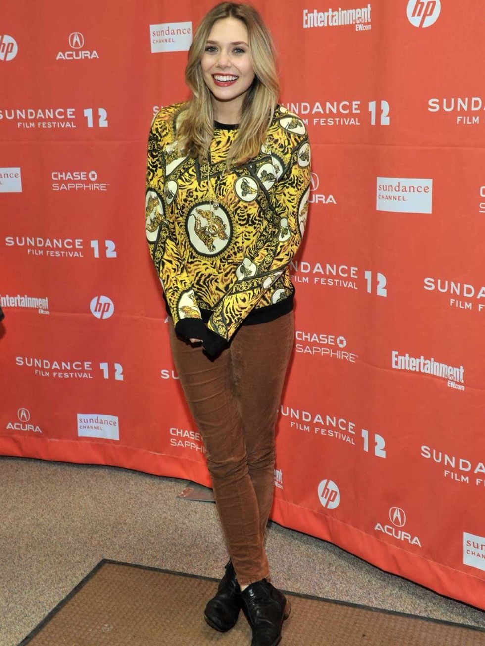 <p>Elizabeth Olsen is promoting Red Lights and Liberal Arts at Sundance.</p>
