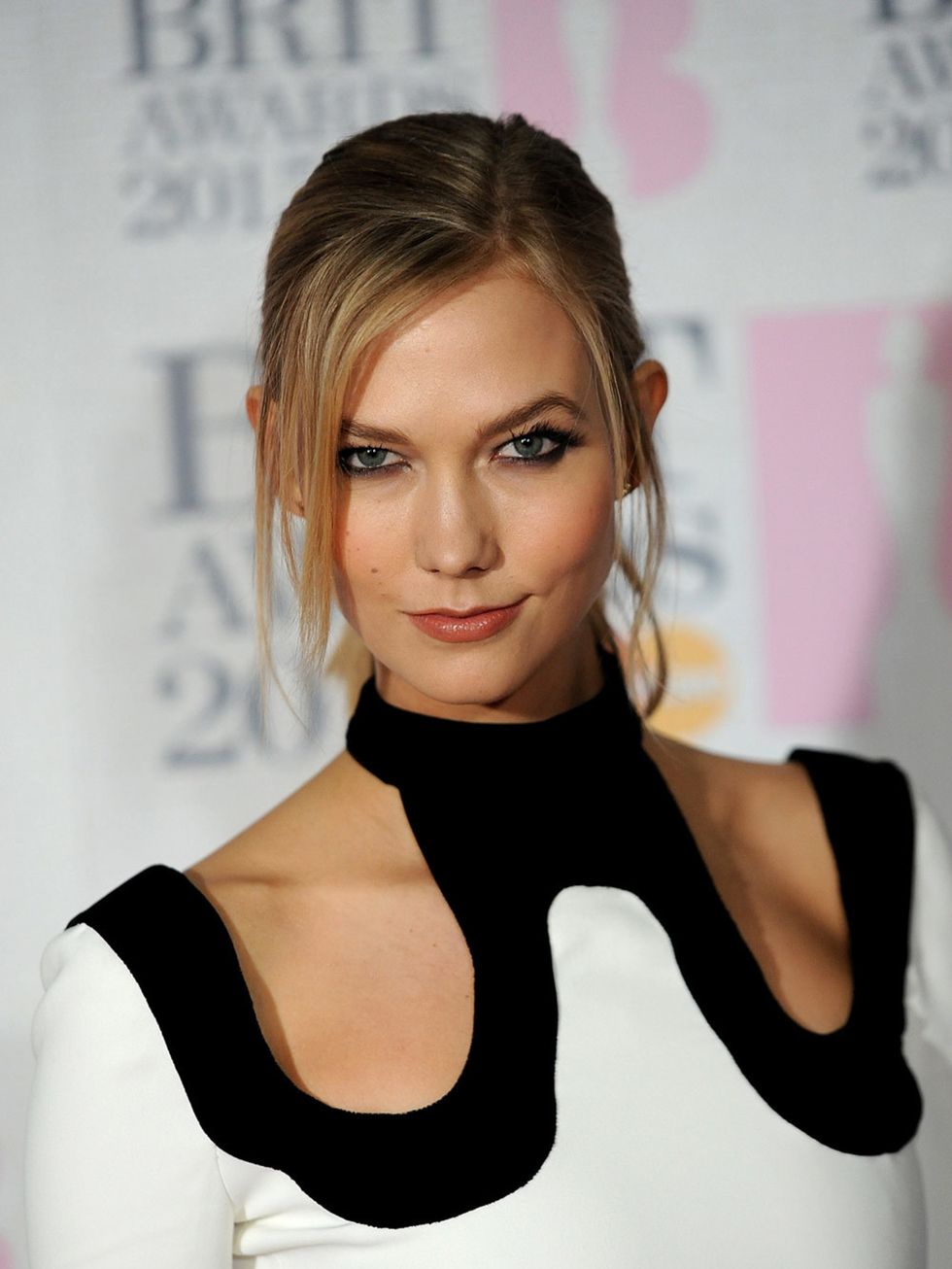 <p>Karlie Kloss wears Tom Ford at the BRIT Awards 2015 in London</p>