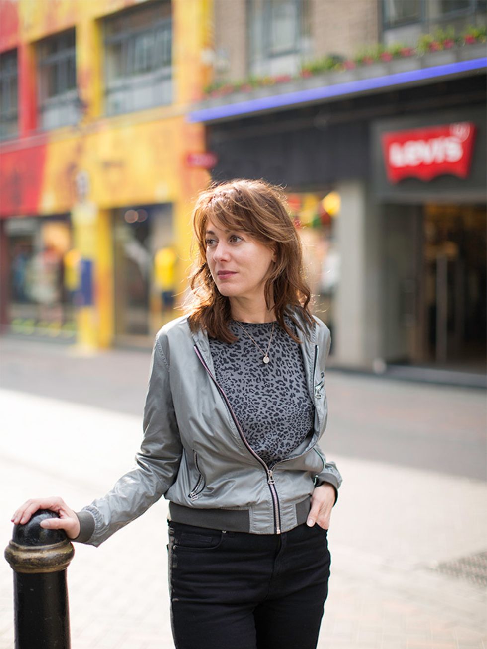 <p>Annabel Brog - Editorial Project Director</p>

<p>Rag & Bone Jacket, Monica Vinader necklace, Zara top, Asos jeans, Ash boots.</p>