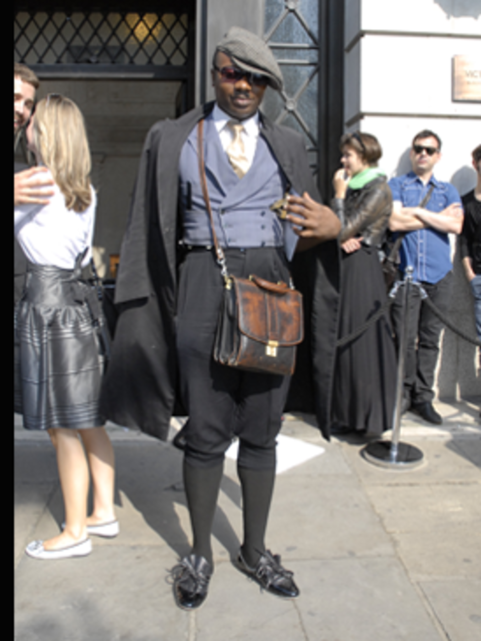 <p>This fashion week we've noticed the boys seem to be making so much more effort than the girls. Click here to find out what London's most outrageously dressed boys are wearing.</p>