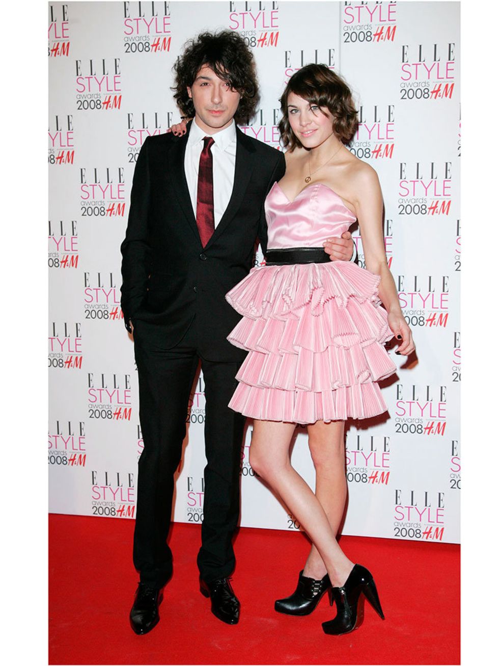 <p>Alex Zane and Alexa Chung at ELLE Style Awards 2008.</p>