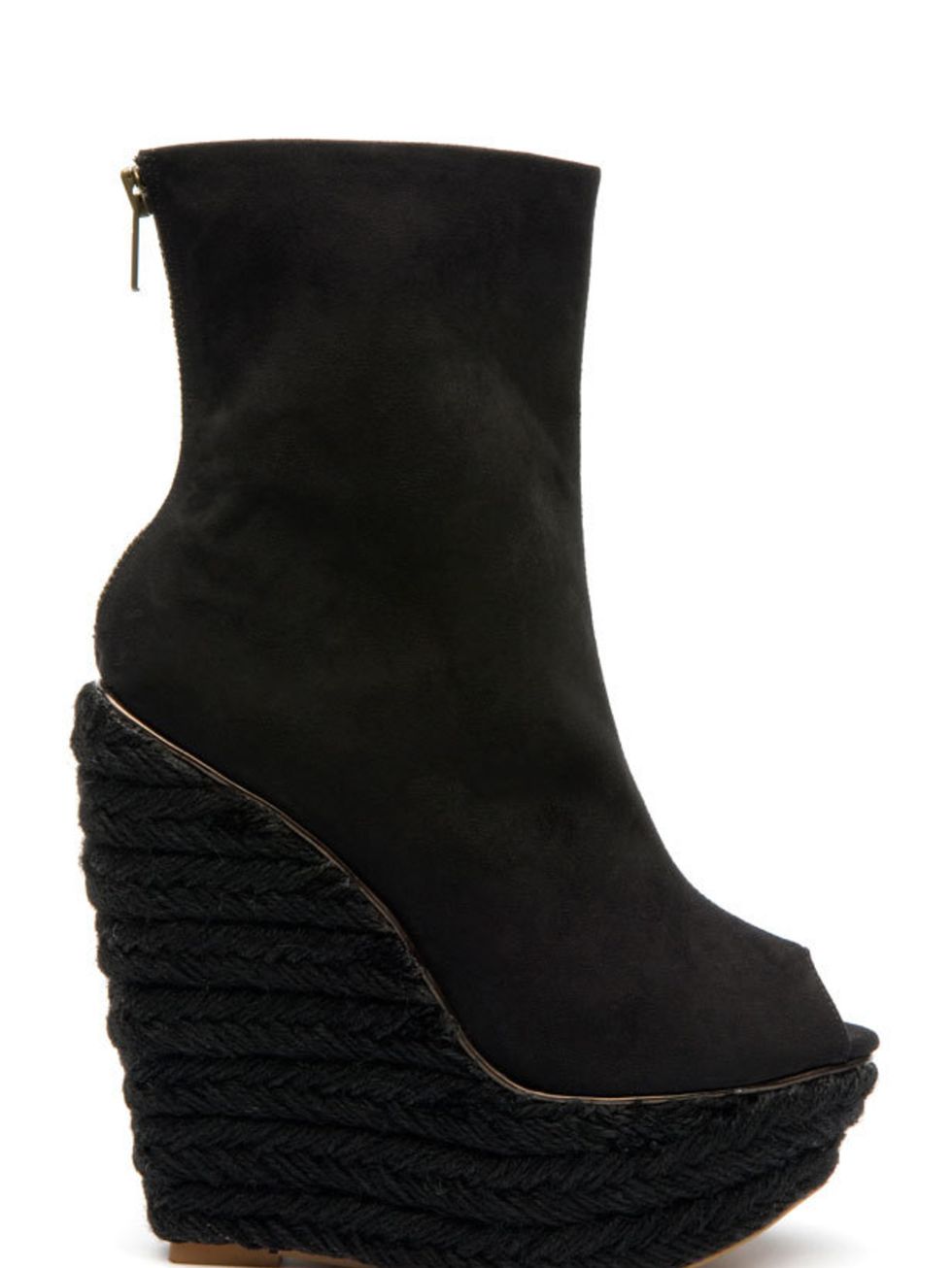 <p>Black wedge shoe boots, £65, by Mango (0207 434 3694)</p>