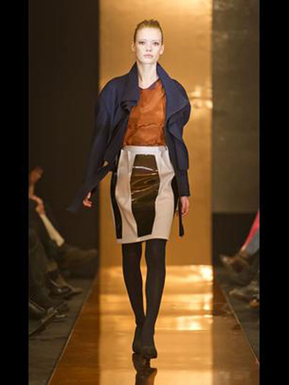 <p>A look from H&amp;M Design Award winner Stine Riis's Stockholm MBFW show.</p>